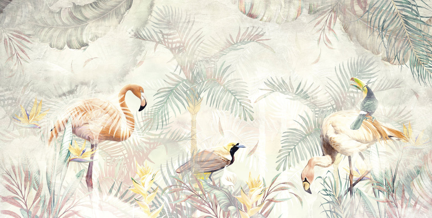 Carta da Parati al MQ Colorfull forest Rimura Italian Design