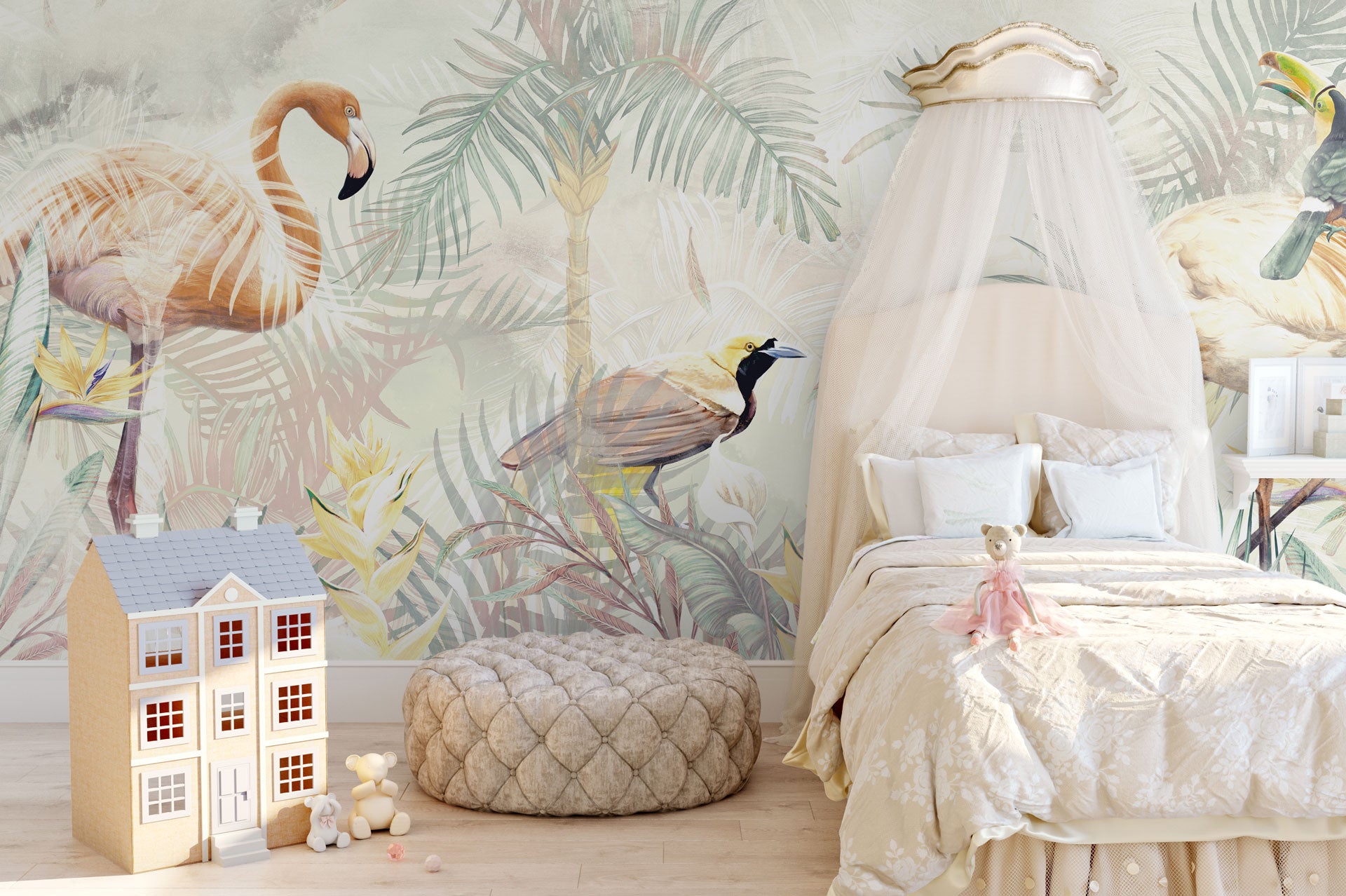 Carta da Parati al MQ Colorfull forest Rimura Italian Design