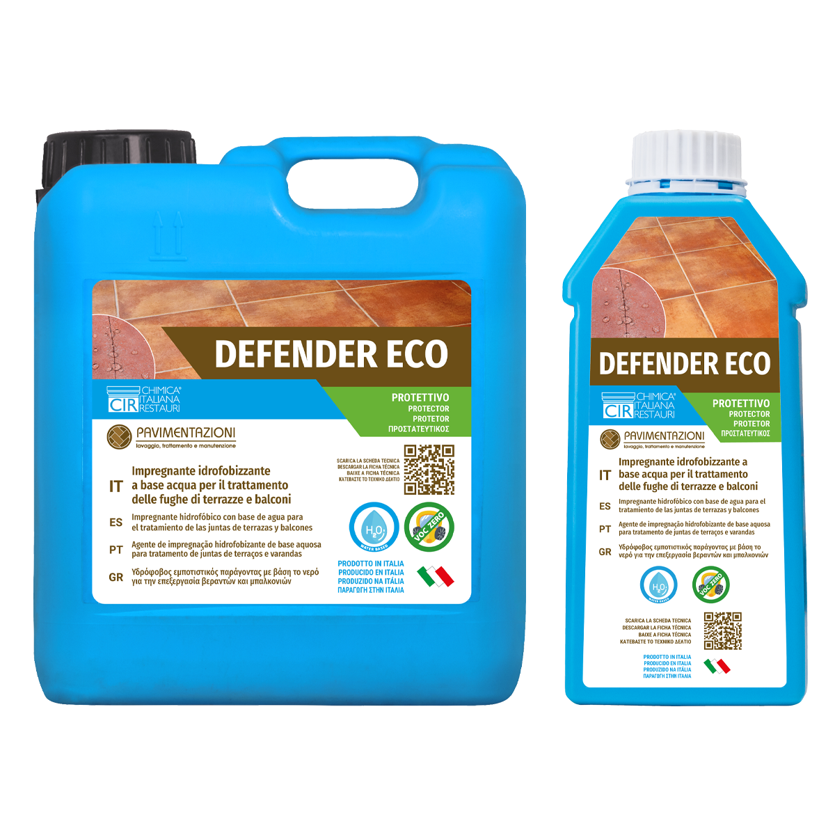 Defender Eco - Impregnante idrofobizzante a base acqua per il trattamento delle fughe di terrazze e balconi