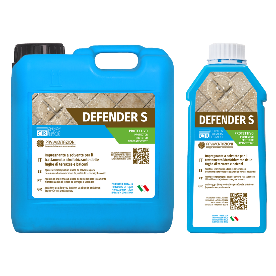 Defender S - Impregnante a solvente per il trattamento idrofobizzante delle fughe di terrazze e balconi