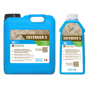 Defender S - Impregnante a solvente per il trattamento idrofobizzante delle fughe di terrazze e balconi