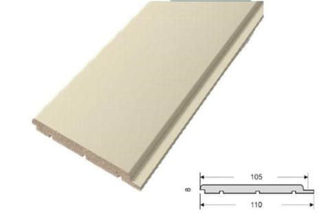 Doghe Listelli in MDF colore Beige  mis. 120 x 8 x 2750 mm - OFFERTISSIMA!