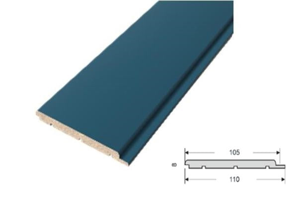 Doghe Listelli in MDF colore Blue  mis. 120 x 8 x 2750 mm - OFFERTISSIMA!
