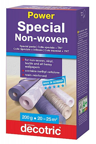 Colla in polvere per parati Power Special Non-Woven Decotric 200 gr.
