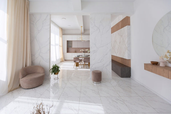 Pannello in PVC effetto marmo Ard Italia misura 1220x2440x4 mm ISCHIA