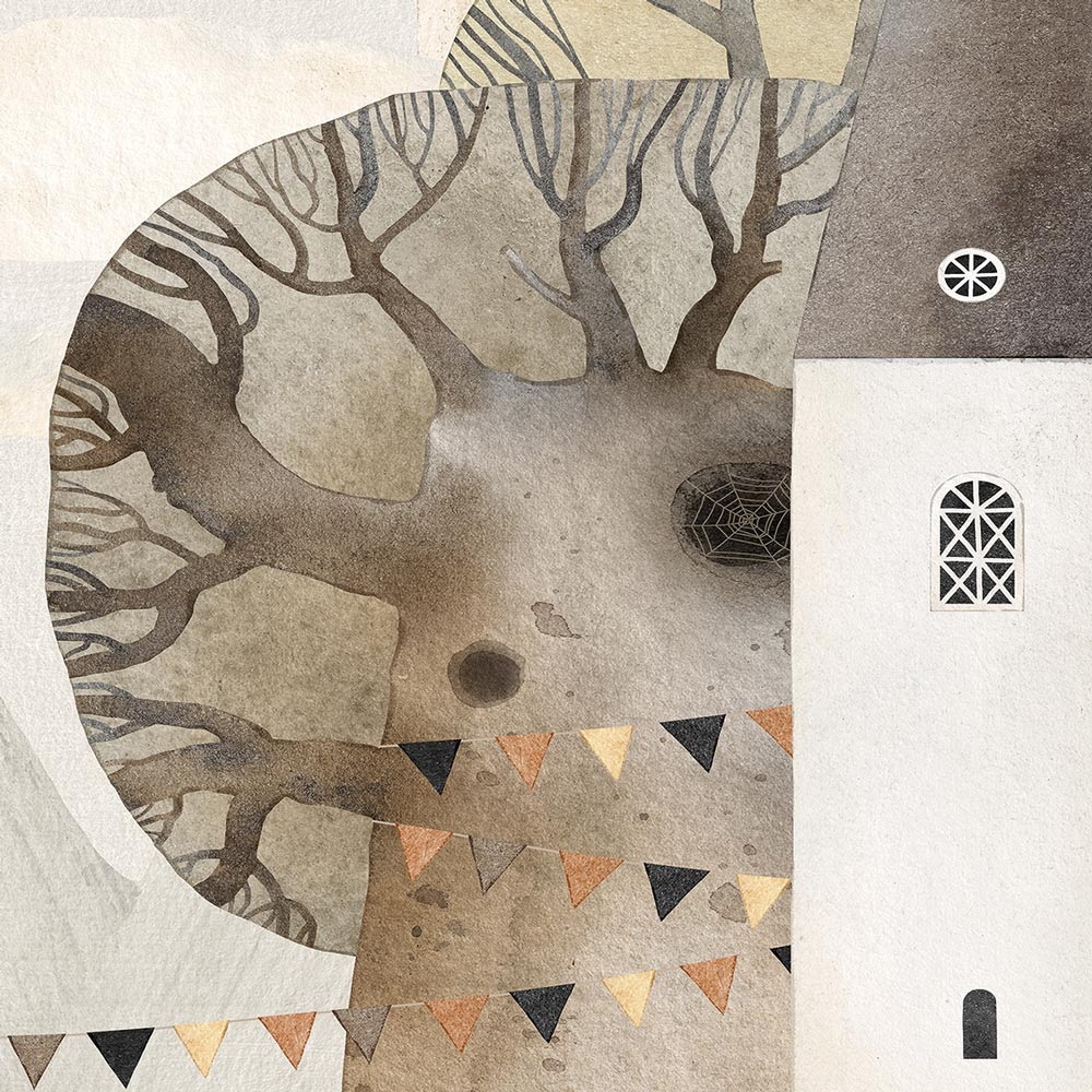 Carta da Parati al MQ Castello incantato Rimura Italian Design