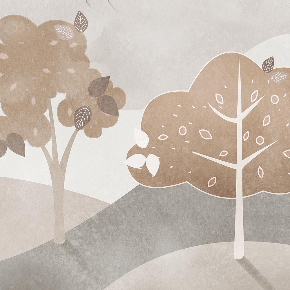 Carta da Parati al MQ Colline pietrose Rimura Italian Design