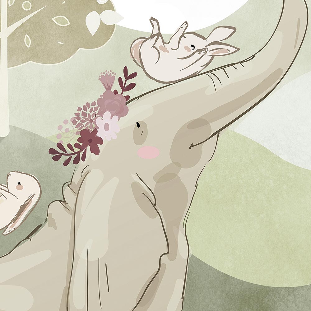 Carta da Parati al MQ Elephant Hill Rimura Italian Design