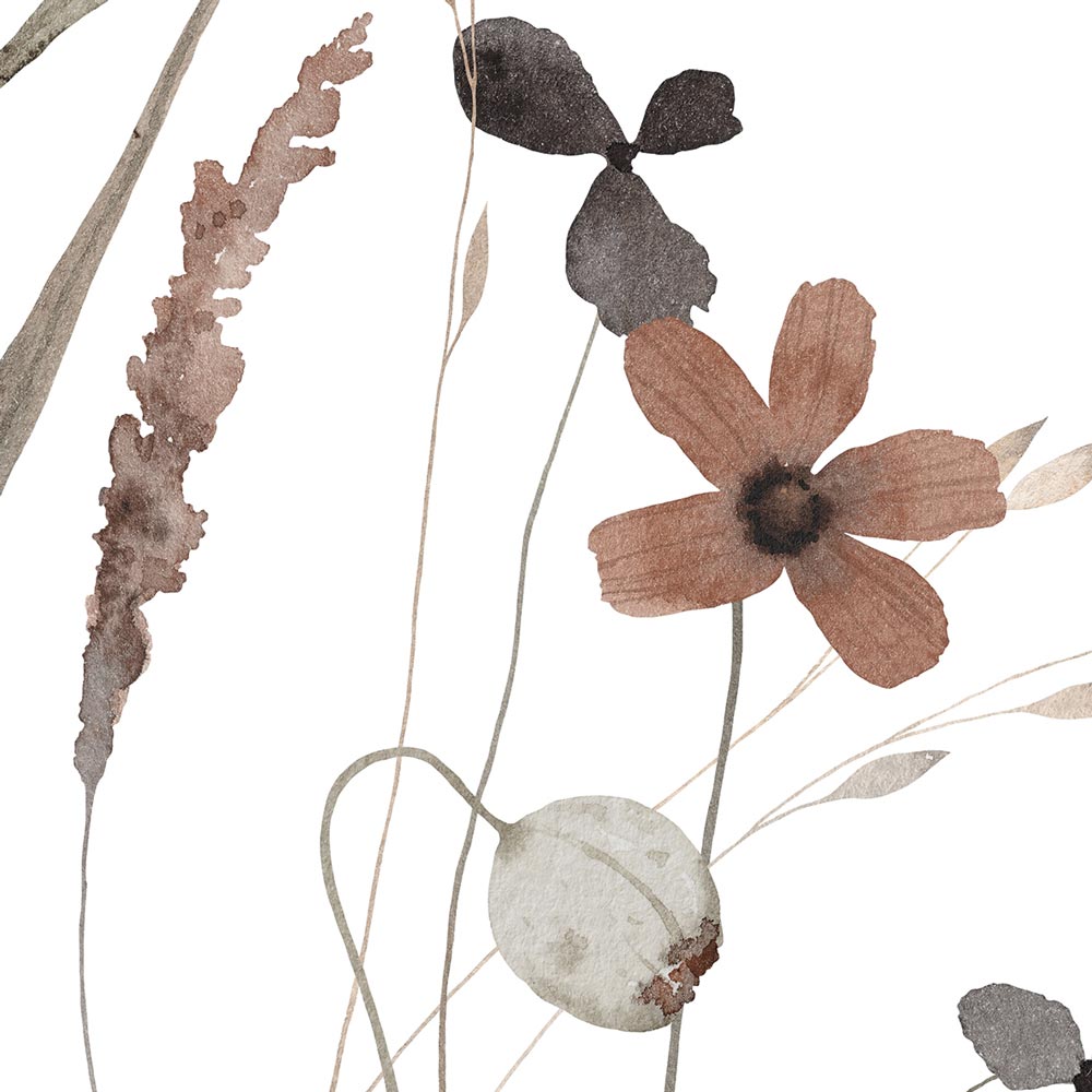 Carta da Parati al MQ Fiori danzanti Rimura Italian Design