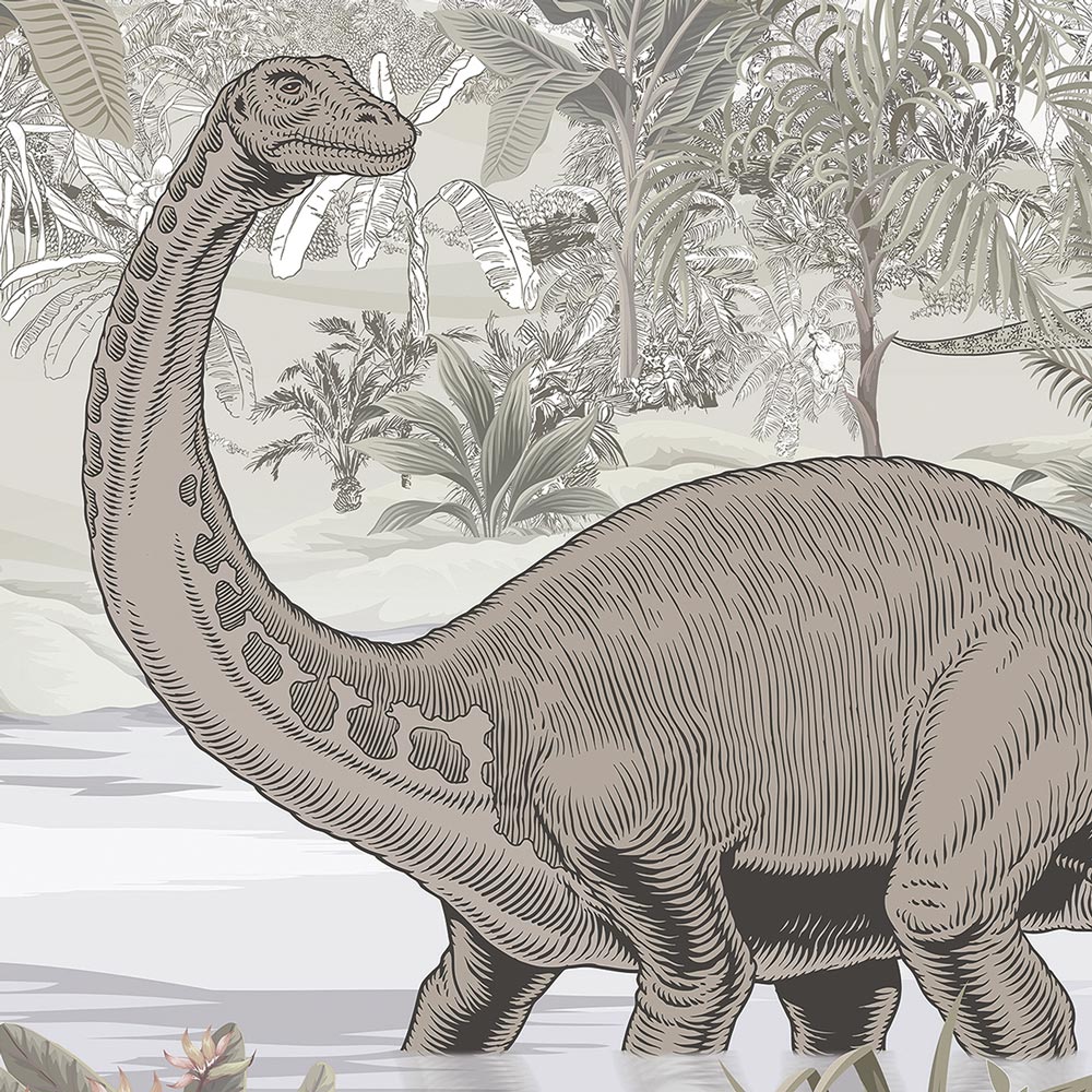 Carta da Parati al MQ Dinosafari Rimura Italian Design