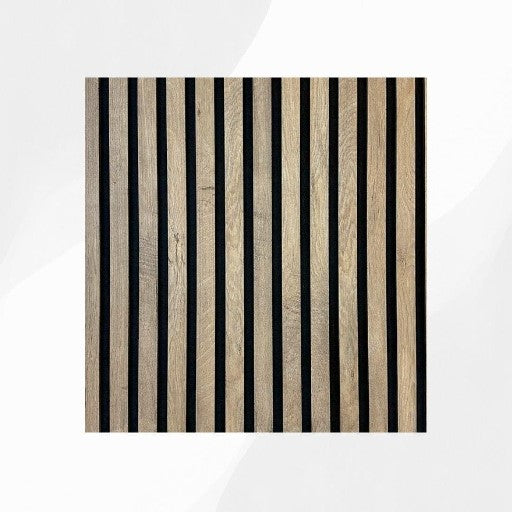 Listelli Euroacustic in MDF Rovere mis. 275 cm x 60 cm modello  FLESSIBILE