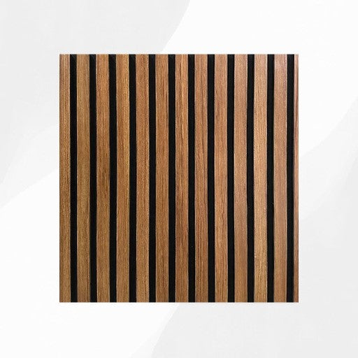 Listelli Euroacustic in MDF Teak mis. 275 cm x 60 cm modello FLESSIBILE