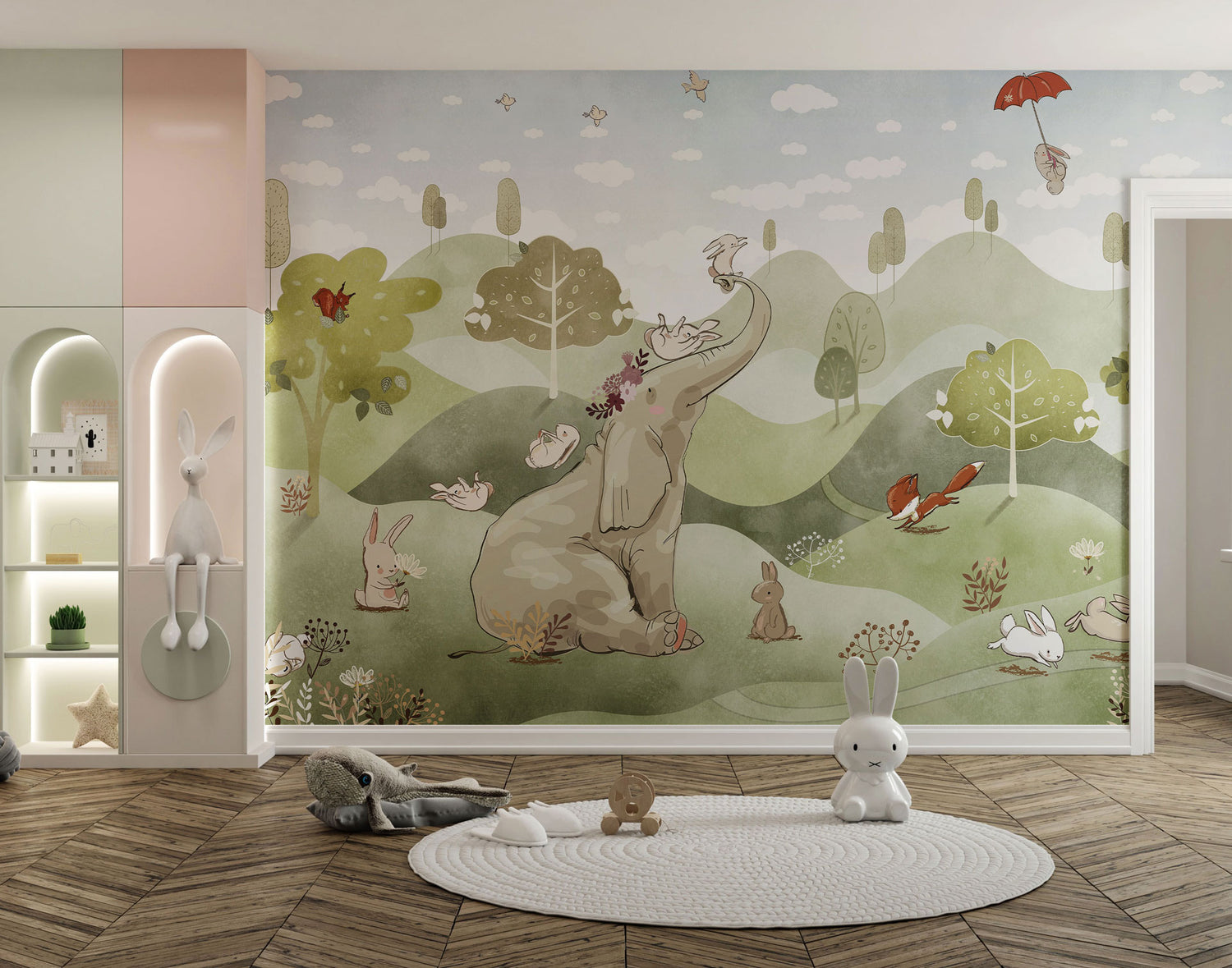 Carta da Parati al MQ Elephant Hill Rimura Italian Design