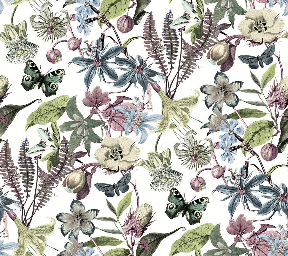 Carta da Parati Blooms 2nd Edition BUTTERFLY HOUSE JV Exclusive Parati