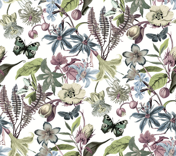 Carta da Parati Blooms 2nd Edition BUTTERFLY HOUSE JV Exclusive Parati