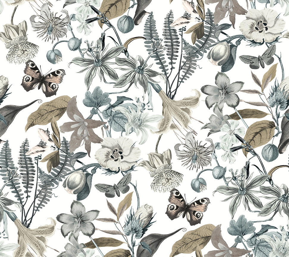 Carta da Parati Blooms 2nd Edition BUTTERFLY HOUSE JV Exclusive Parati