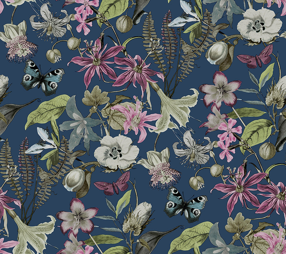 Carta da Parati Blooms 2nd Edition BUTTERFLY HOUSE JV Exclusive Parati