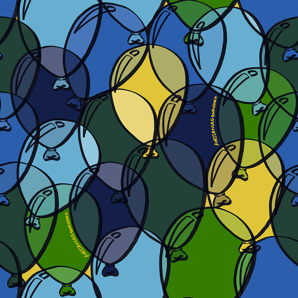 Carta da Parati EnriquezLand Alessandro Enriquez  BALLOONS