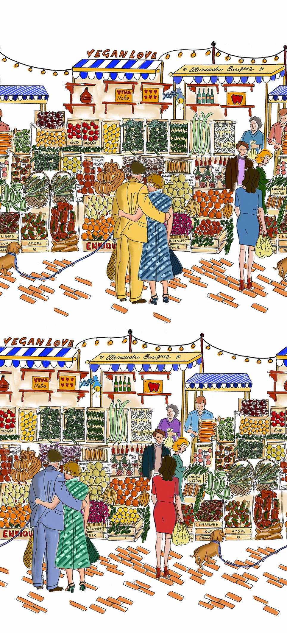 Pannello di Carta da Parati EnriquezLand Alessandro Enriquez LA VUCCIRIA