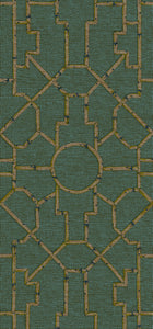 Carta da Parati Scalamandré JV Design Licence cod. 26016 FIBRA VEGETALE DI RAFIA SU FOGLIO METALLICO