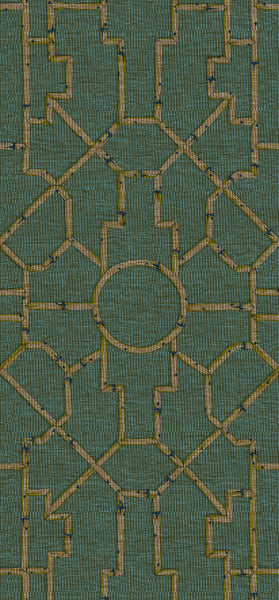 Carta da Parati Scalamandré JV Design Licence cod. 26016 FIBRA VEGETALE DI RAFIA SU FOGLIO METALLICO