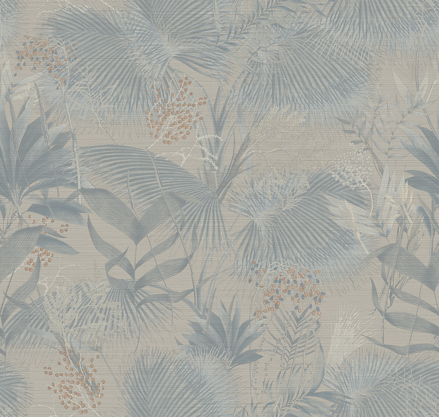 Carta da Parati Straw Jwall Parati PALME TAHITI