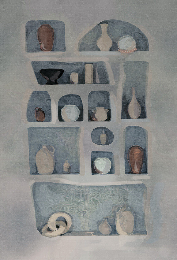 Carta da Parati Lithos JV Italian Design cod. 7691 METALLIZZATA