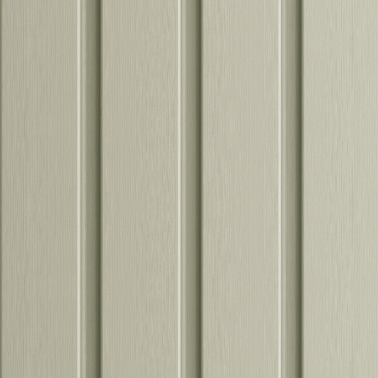Pannello doghe per esterni FRONTO in PVC-U colore OLIVE 295X28,3X1,2 cm