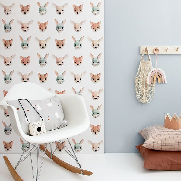 Carta da Parati Studio Ditte Forest Animals Wallpaper