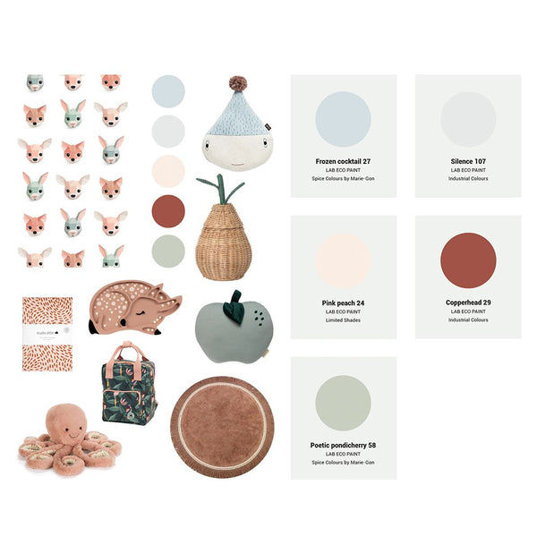 Carta da Parati Studio Ditte Forest Animals Wallpaper