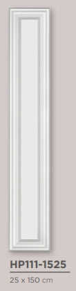 Pannello per Boiserie in polimero con tecnologia BISHIELD Ard Italia  misura 25x150 cm HP111-1525
