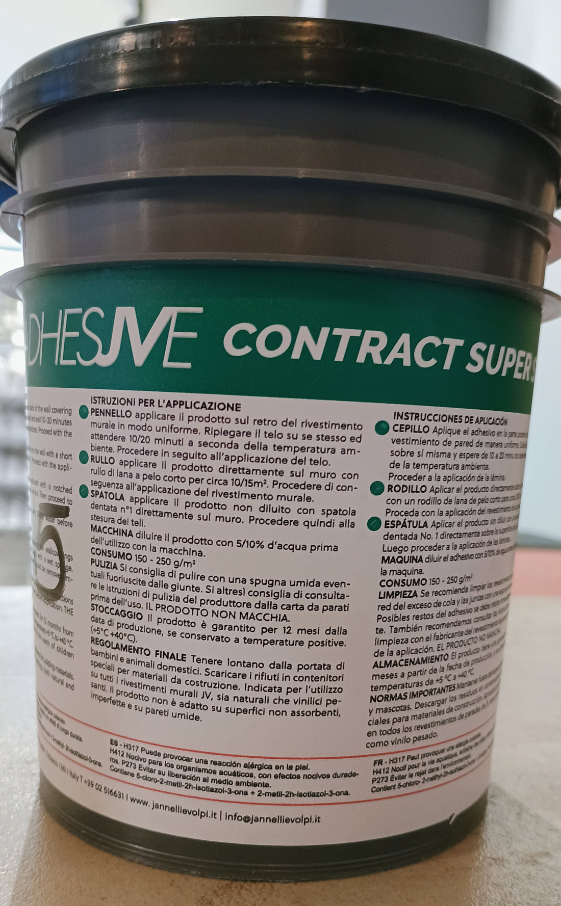 Colla in pasta per parati ADHESJVE CONTRACT SUPER STRONG JV 1kg