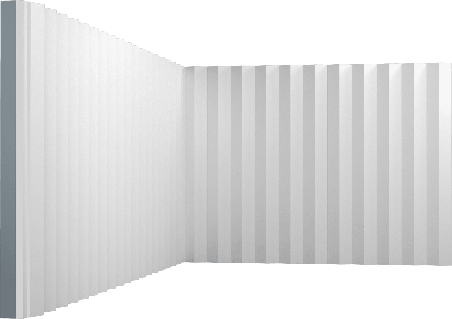 DOGA in polimero Ard Italia JC1074 misura 2800x12x130 mm modello TRIANGLE