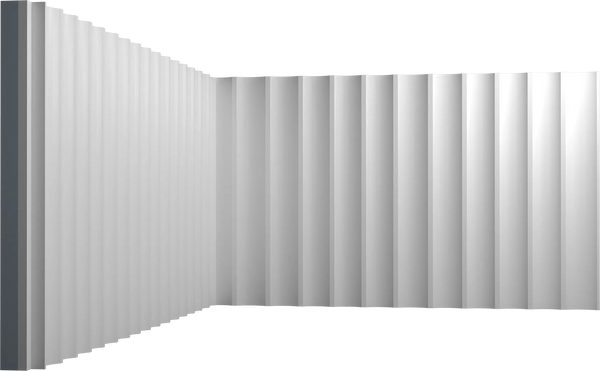DOGA in polimero Ard Italia JC1077 misura 2800x12x148 mm modello WAVE
