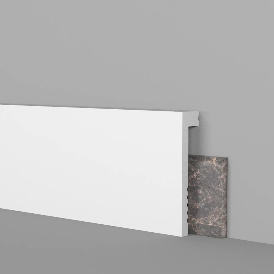 CopriBattiscopa in polimero Ard Italia JC160 misura 2000x22x100 mm