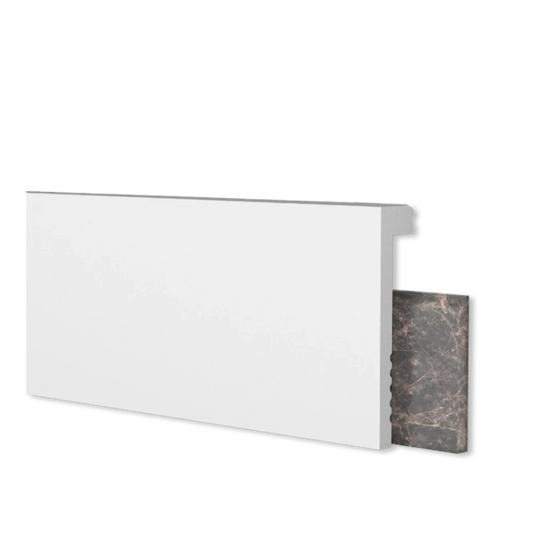 CopriBattiscopa in polimero Ard Italia JC160 misura 2000x22x100 mm