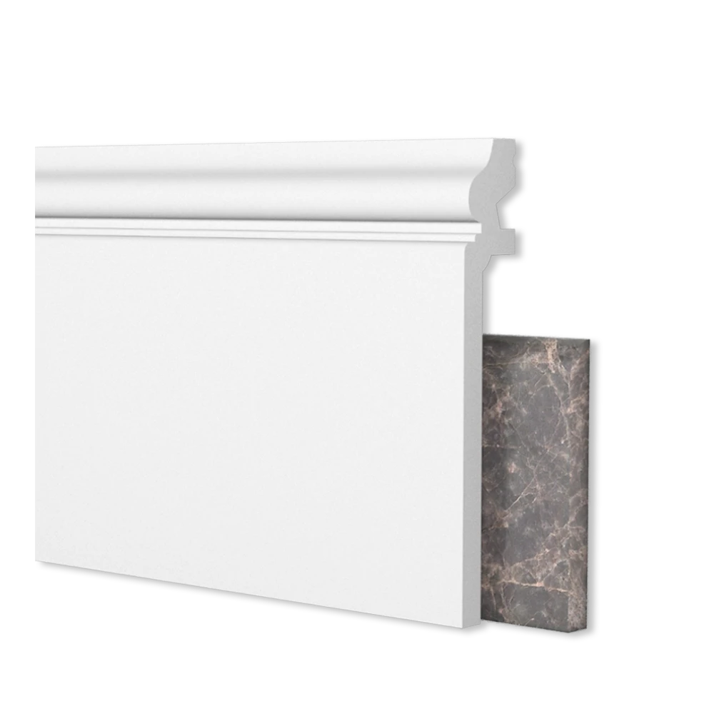 CopriBattiscopa in polimero Ard Italia JC161 misura 2000x22x138 mm