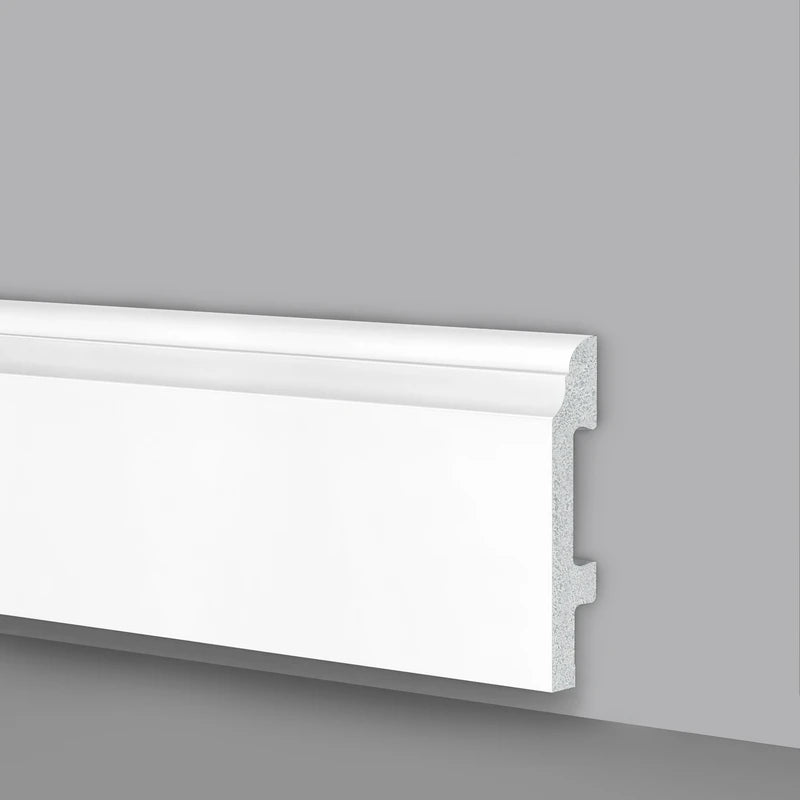 Battiscopa in polimero Ard Italia T62 misura 2000x15x95 mm