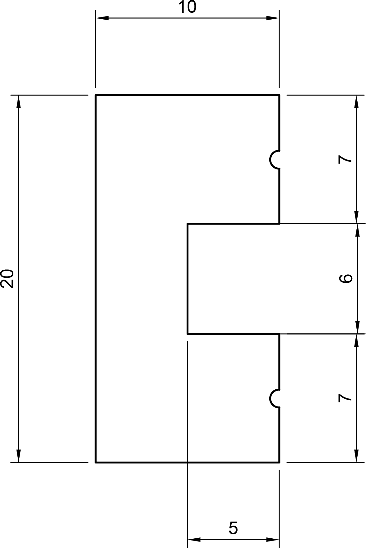 Battiscopa in polimero Ard Italia JX139/20 misura 2000x10x20 mm