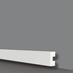 Battiscopa in polimero Ard Italia JX139/20 misura 2000x10x20 mm