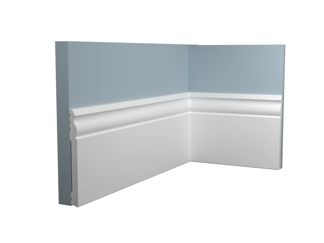 Battiscopa in polimero Ard Italia JX267 misura 2000x10x120 mm