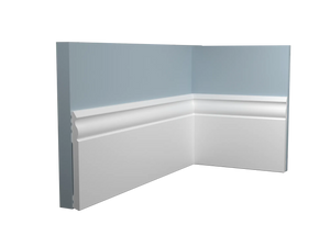 Battiscopa in polimero Ard Italia JX267 misura 2000x10x120 mm