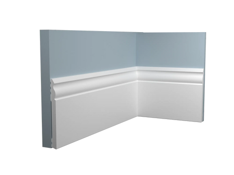 Battiscopa in polimero Ard Italia JX267 misura 2000x10x120 mm