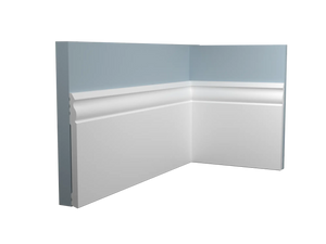 Battiscopa in polimero Ard Italia JX268 misura 2000x10x140 mm
