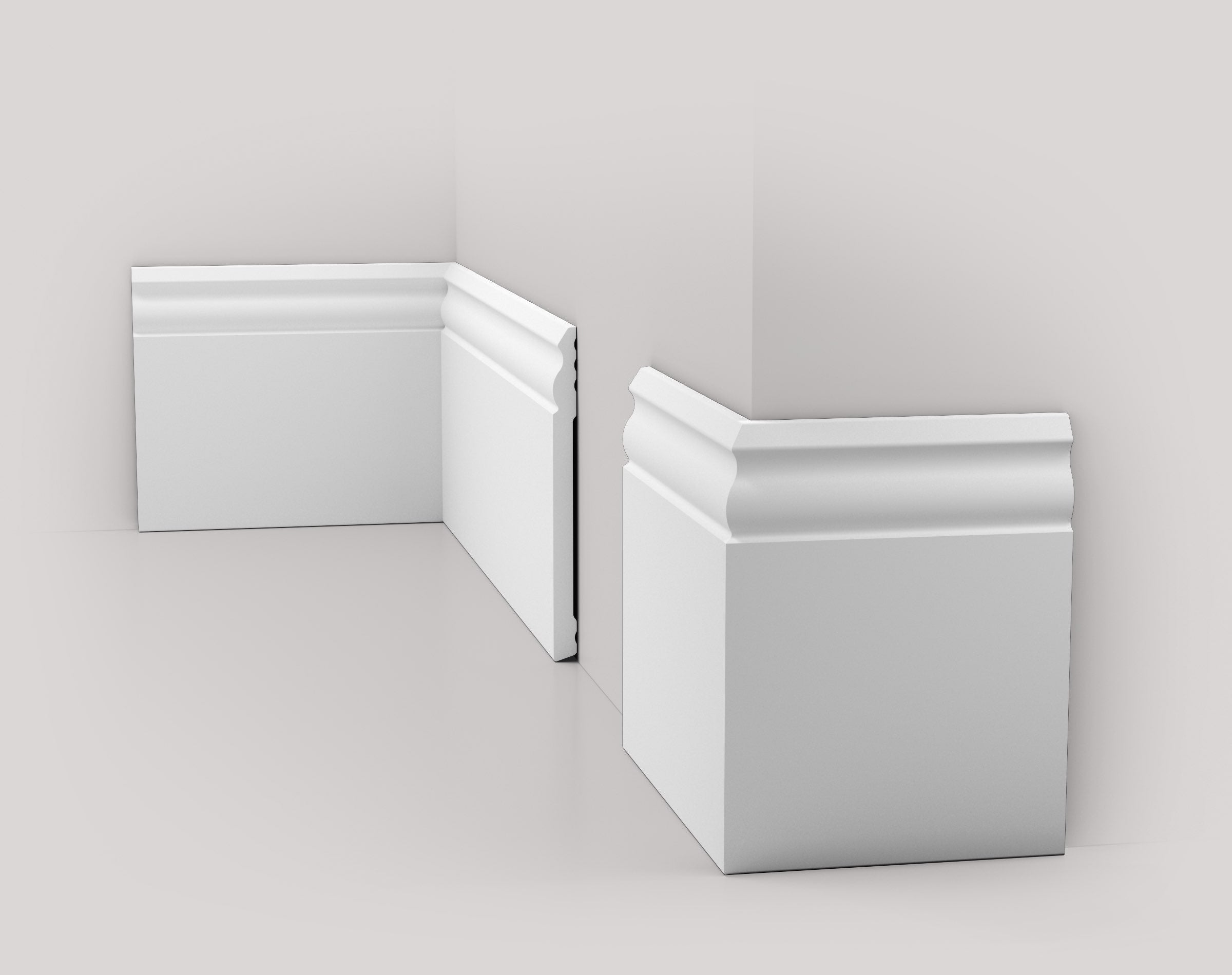 Battiscopa in polimero Ard Italia JX268 misura 2000x10x140 mm