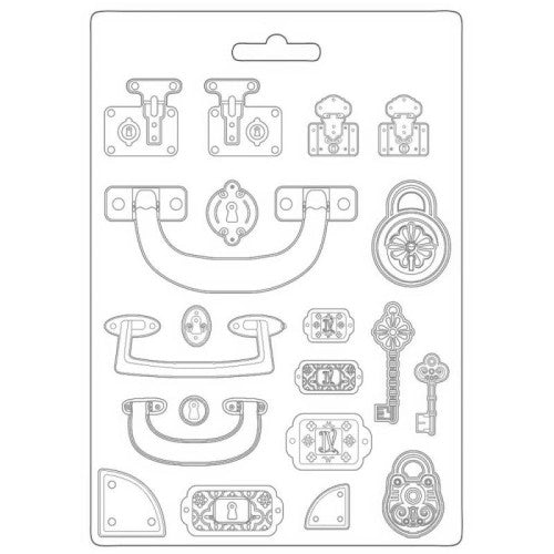 Stampo in PVC Morbido A4 - LADY VAGABOND - cm. 21 x 29,7 - Stamperia OUTLET