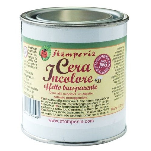 Cera Incolore Effetto Trasparente 250 m. STAMPERIA - OUTLET ULITMI PEZZI