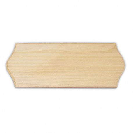 Targhetta rettangolare in legno misura 30,5 cm x 13 cm KL71 Stamperia OUTLET