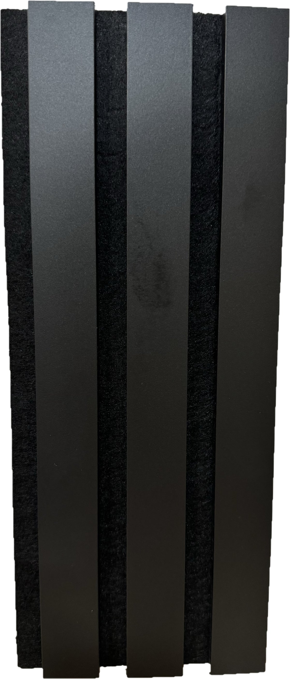 Listelli acustici in MDF Nero mis. 278 cm x 60 cm modello FLESSIBILE