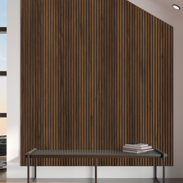 Listelli acustici in MDF Catania mis. 278 cm x 60 cm modello FLESSIBILE